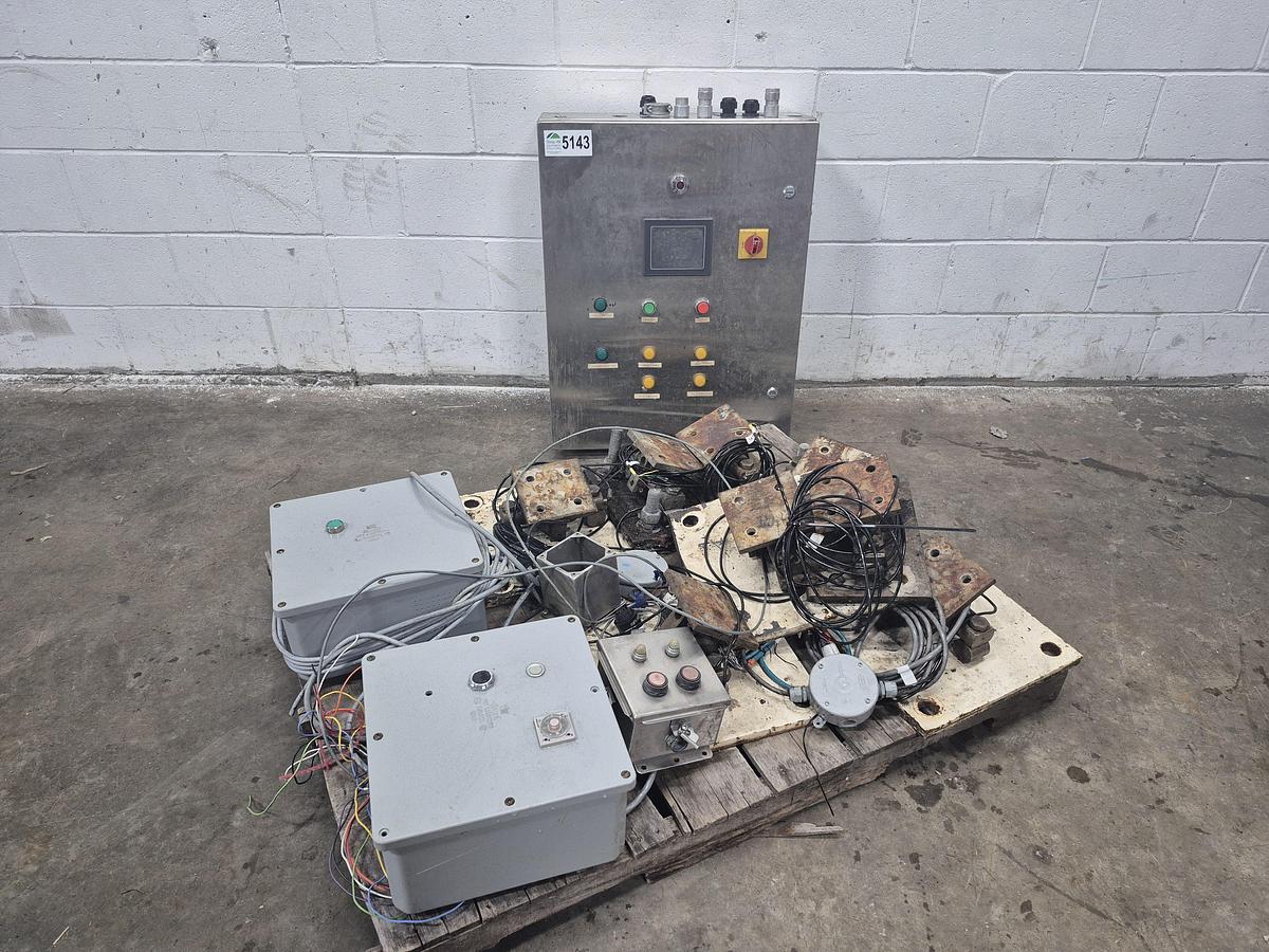 Used 2 Sets of Silo Load Cells with Control Panel