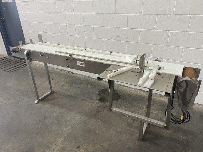 Used 8' Long Flat Belt Conveyor