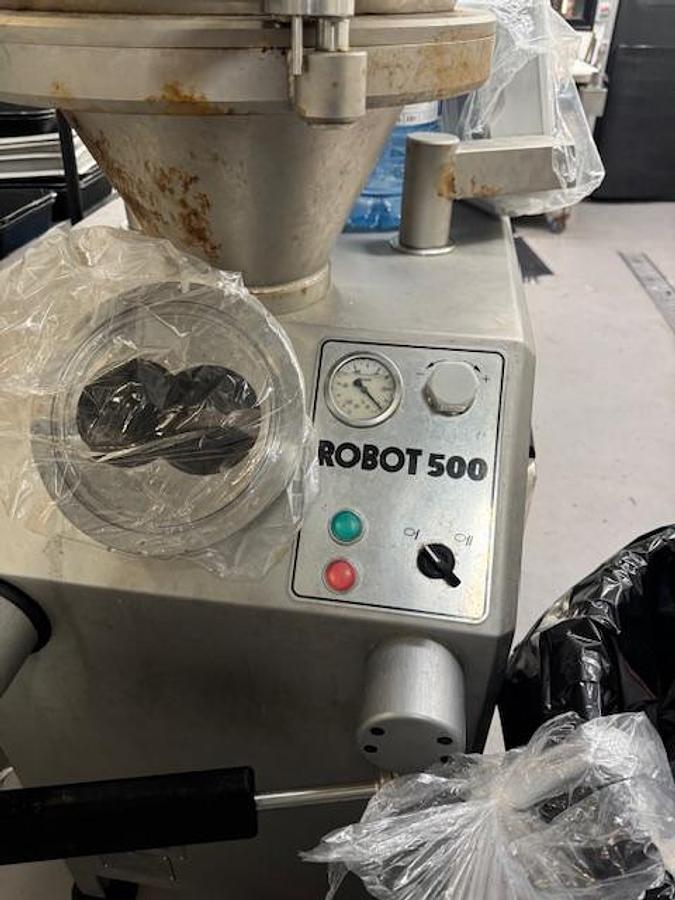 Used Vemag Robot 500 Stuffer with Bin Loader
