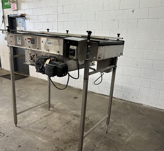 Used LaGrotta 5'L Double Belt Conveyor