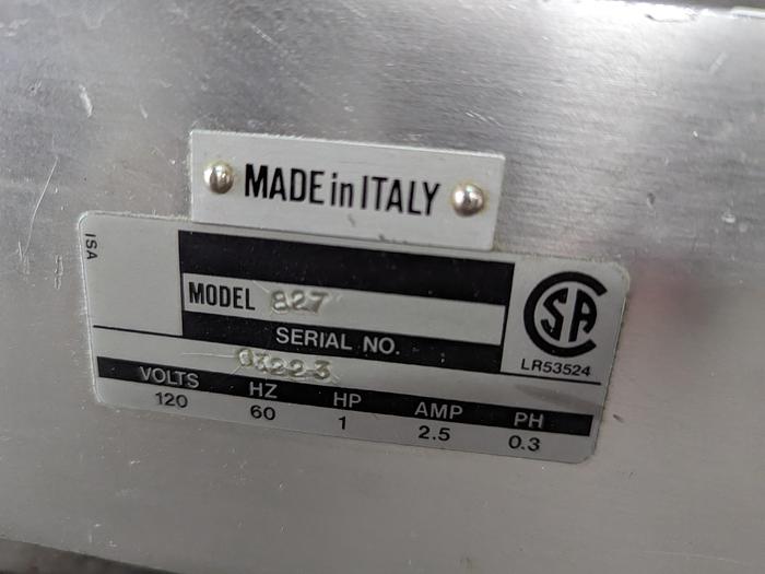 Used Berkel 827 Gravity-Feed Meat Slicer