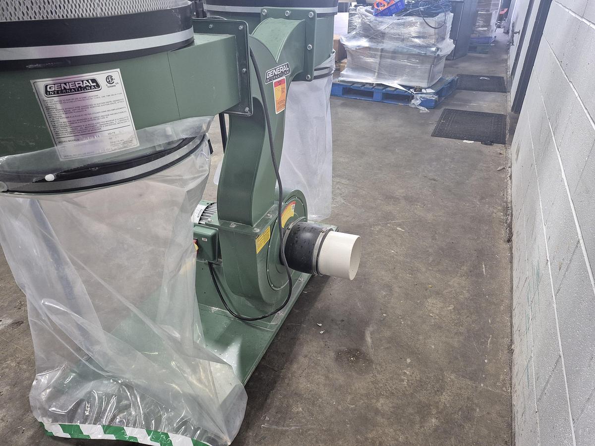 Used General International 10-210 M1 2 Bag Dust Collector