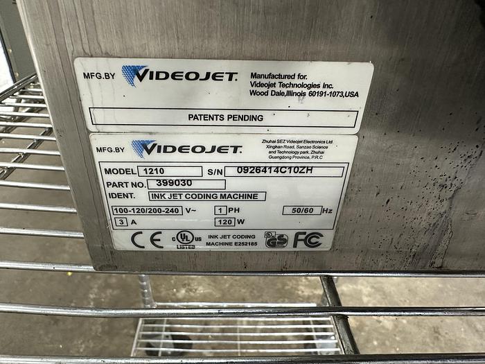 Used Video Jet 1210 Ink Jet Coder