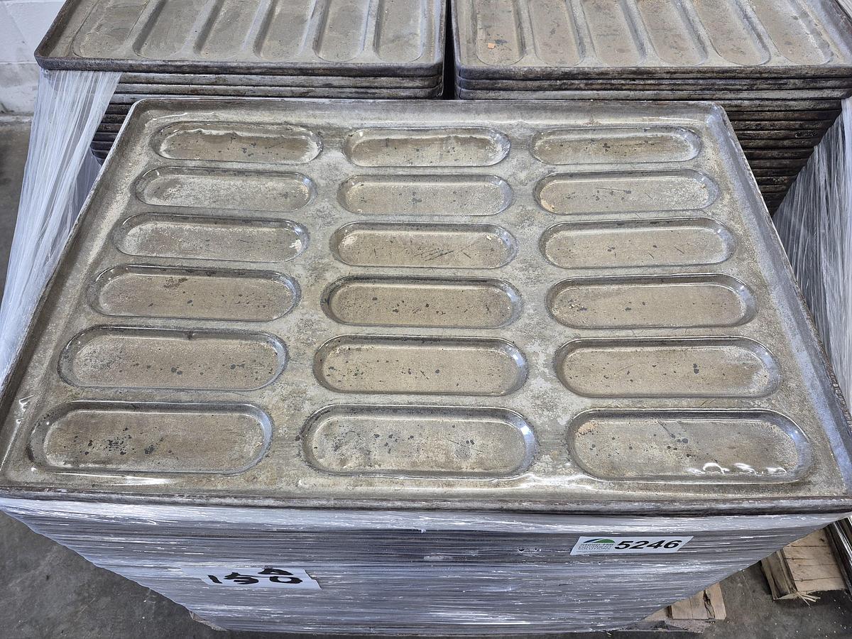 Used 18-Pocket Hotdog Bun Pan 