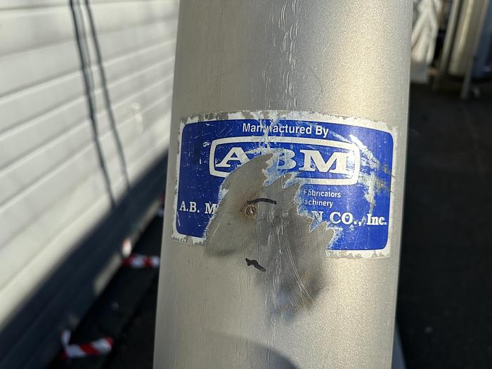 Used Incline Auger Conveyor with Hopper