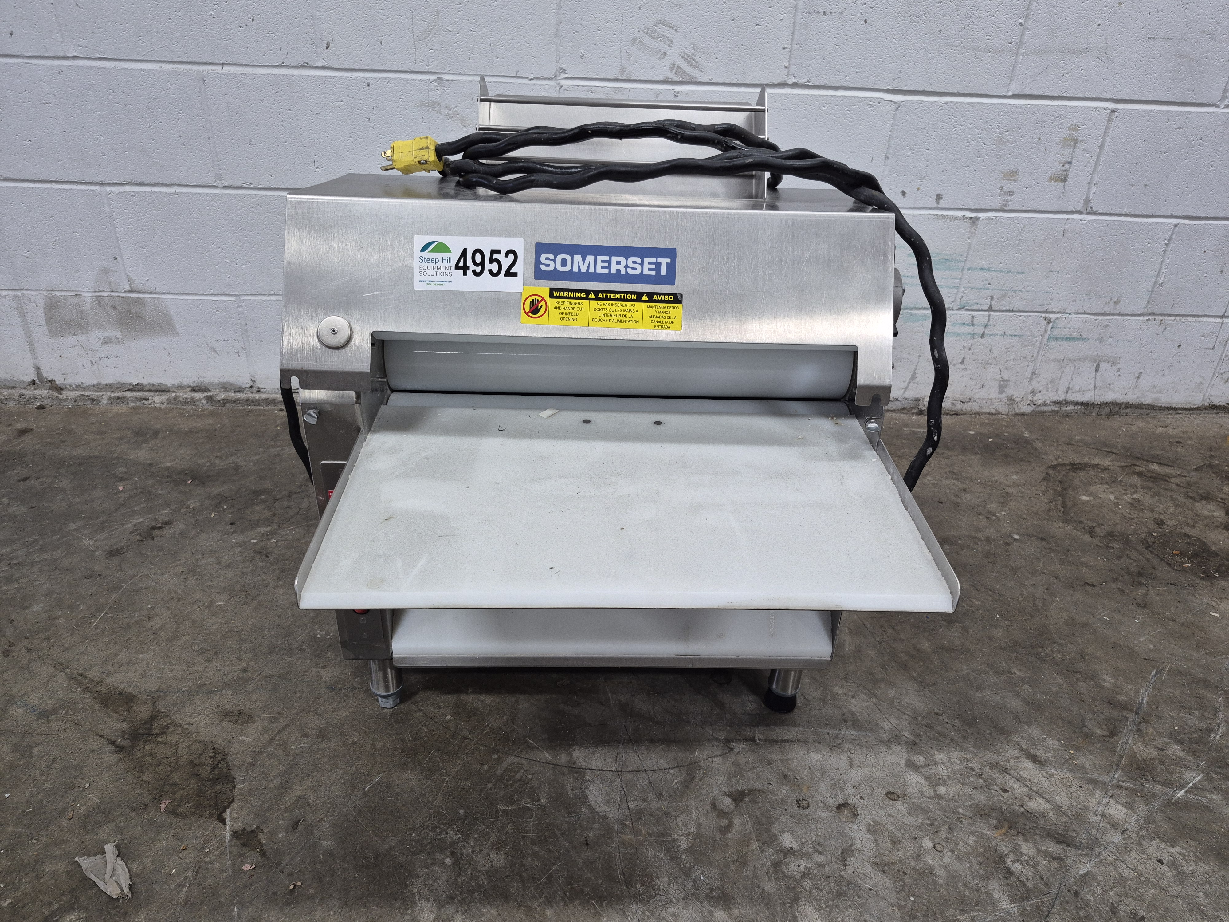 Used Somerset CDR-2000 Double Pass Dough Sheeter