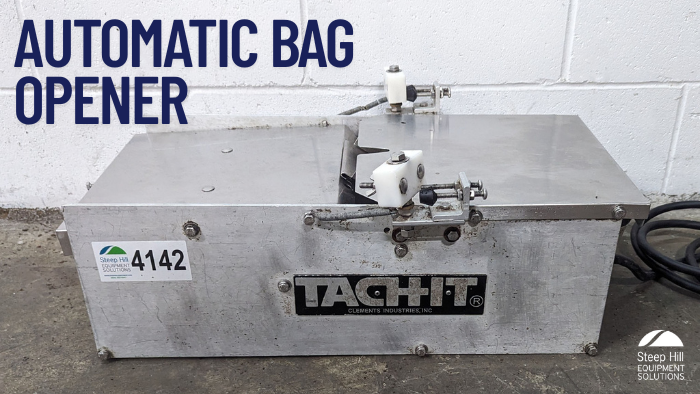 Used TACH-IT 3350A Automatic Wicketed Bag Opener