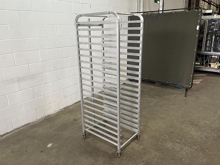 Used Aluminum Bakery Sheet Rack