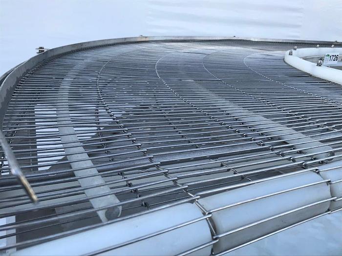 Used 180 Degree Wire Conveyor
