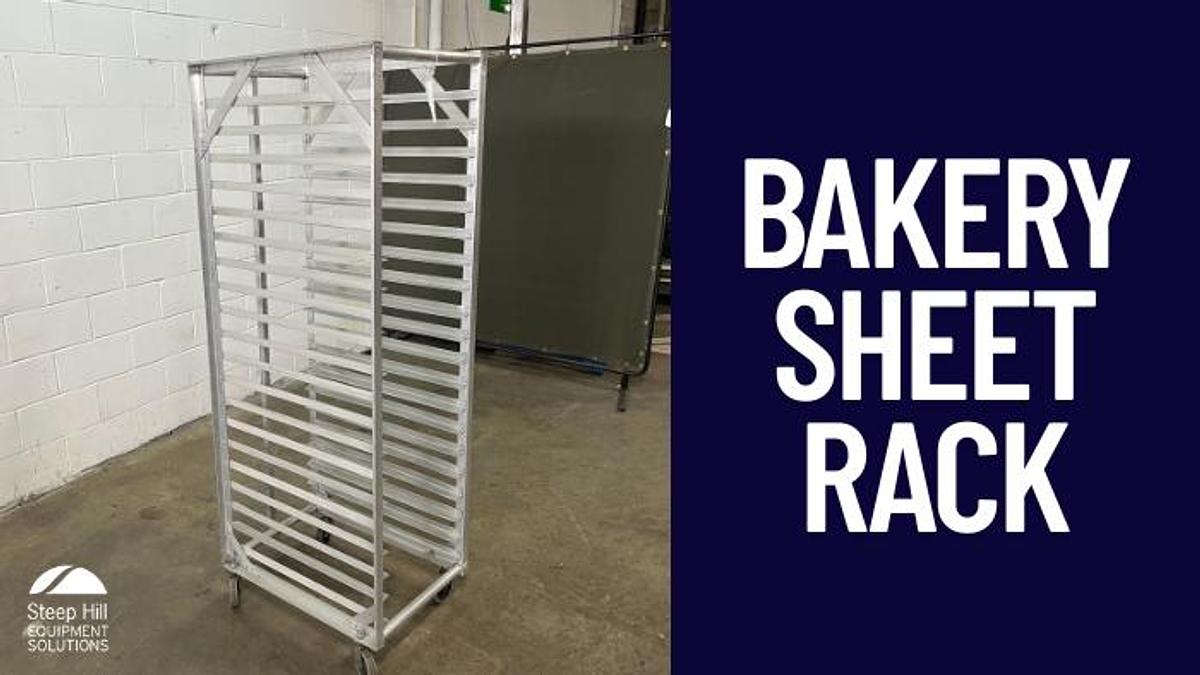 Used Aluminum Bakery Sheet Rack