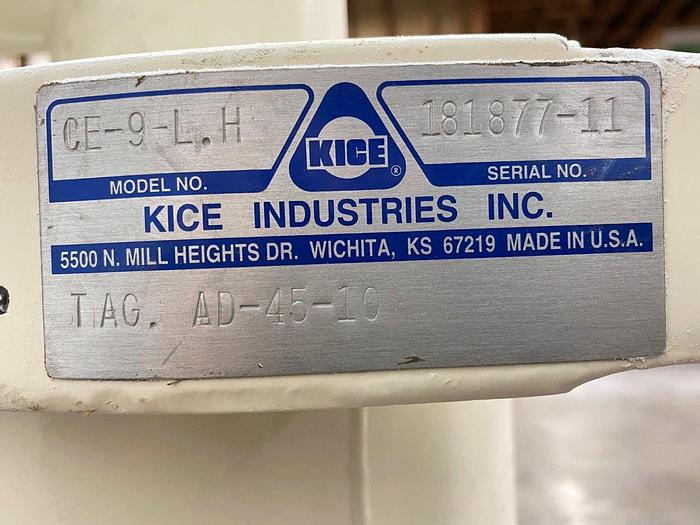 Used Kice VJ Rotary Airlock & Cyclone Collector