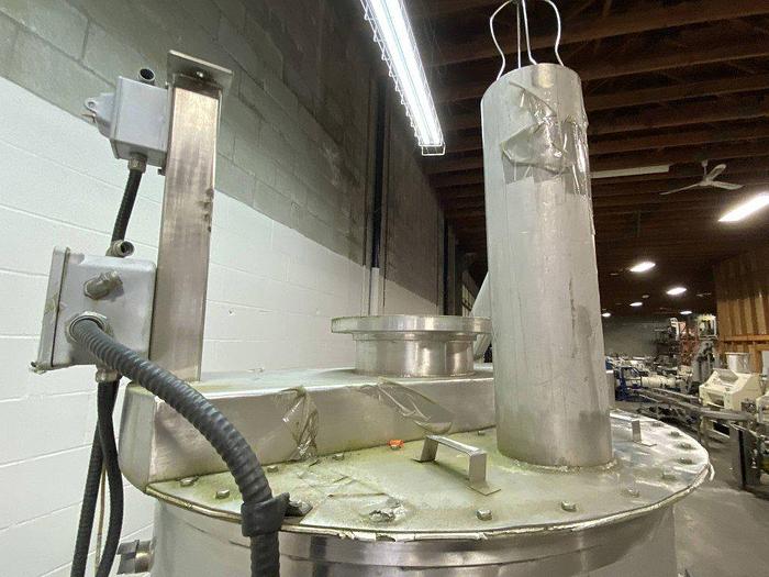 Used 250 Gallon Cone-Bottomed Tank