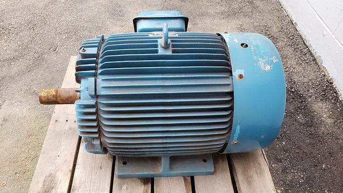 Used TECO MAX-E1 3-Phase 75 Hp Induction Motor