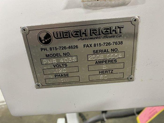 Used Weigh Right PMB-3 Net Weigh Filler