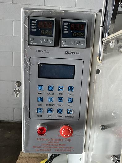 Used TeleSonic SB-80V VFFS Volumetric Filler