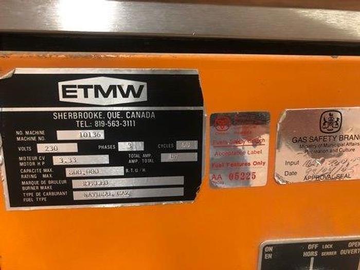 Used ETMW Rotating Double Rack Oven