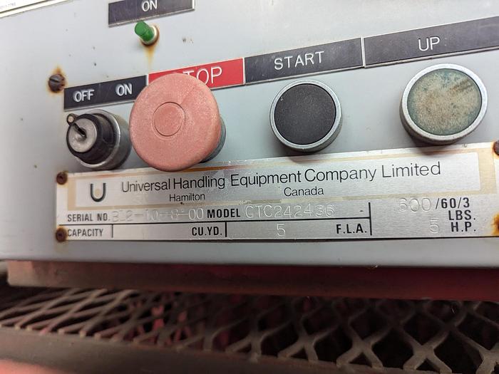 Used Universal Handling Can Crusher