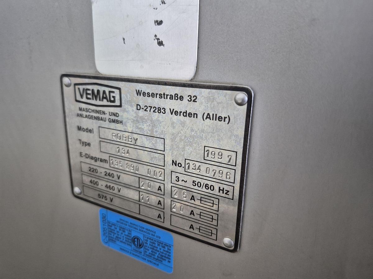 Used Vemag Robby Type 134 Continuous Vacuum Filler