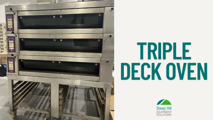 Used Electrodeck Triple Deck Oven
