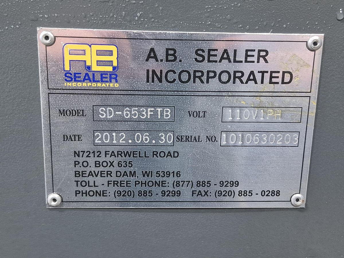 Used AB Sealer Semi-Automatic Top & Bottom Case Sealer
