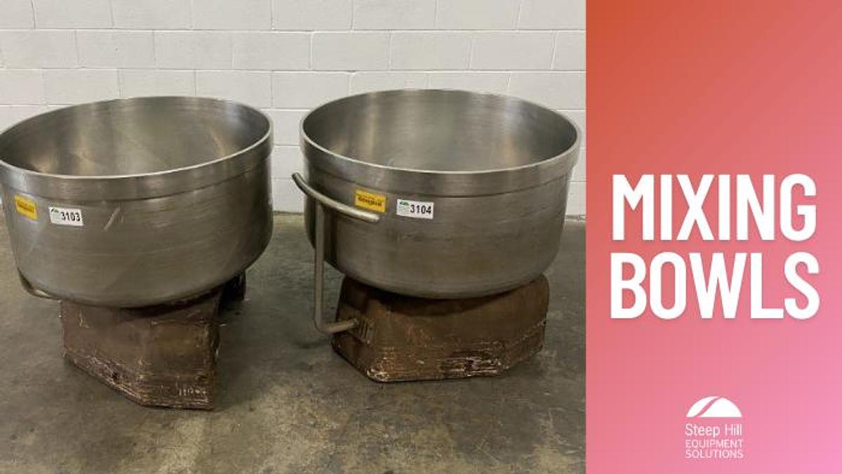 Used Esmach SS Mixing Bowls