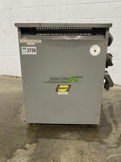 Used Beaver TVR75S-H34A Distribution Transformer