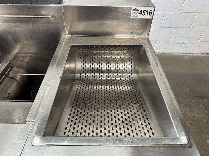 Used Quest Double Deep Fryer with Filtration