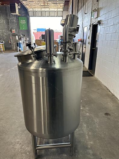 Used Stainless Steel Tank w/ Sharpe Mixer