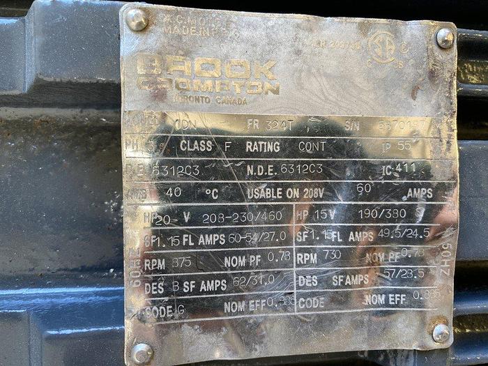 Used Brook Crompton 1DN Electric Motor