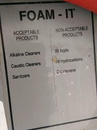 Used Zep AFCO Mobile Foaming Cleaner