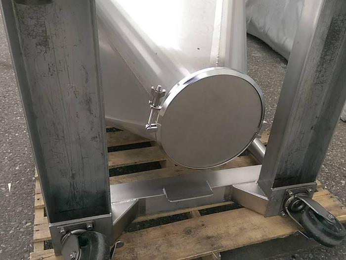 Used 75 Gallon SS Pharmaceutical IBC Bin
