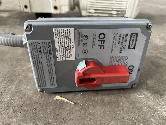 Used 1.5 HP Inline Mixer