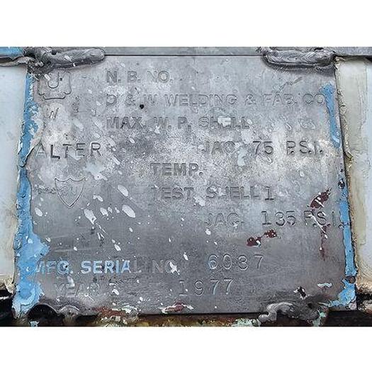 Used Dimple Jacketed Reactor Tank with Agitation