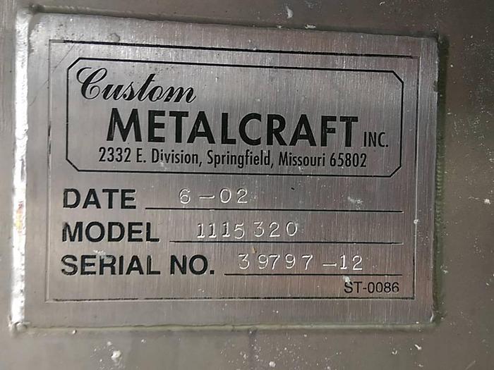 Used Metalcraft 8' x 2' Modular Belt Conveyor