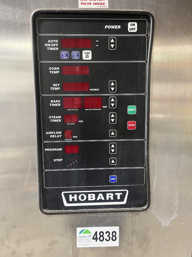 Used Hobart HBA2G Double-Rack Natural Gas Oven