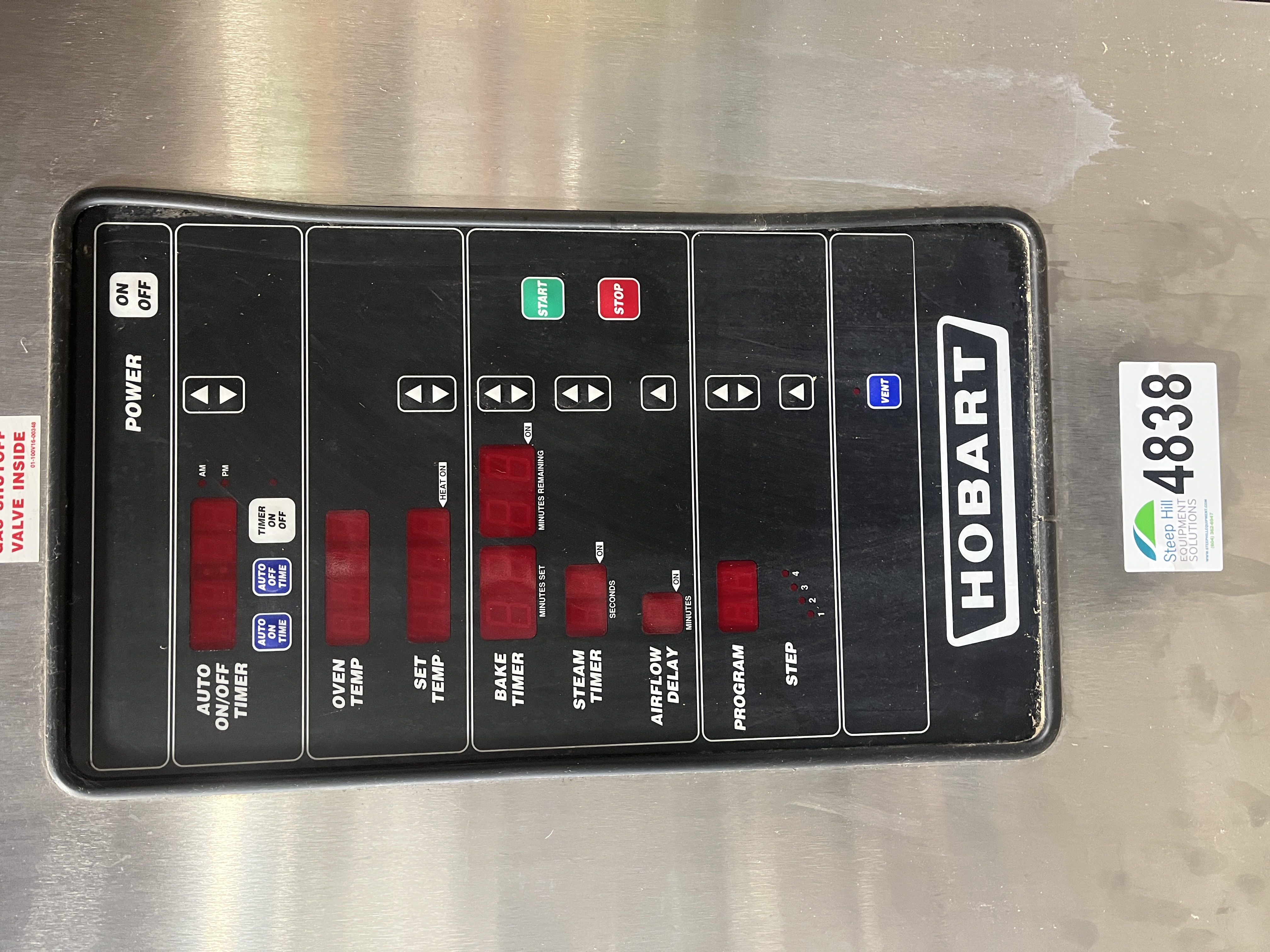 Used Hobart HBA2G Double-Rack Natural Gas Oven