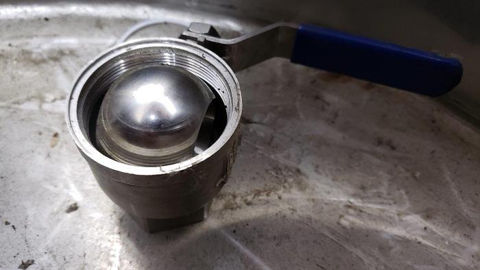 Used 40 Gallon Tank with Ball Valve