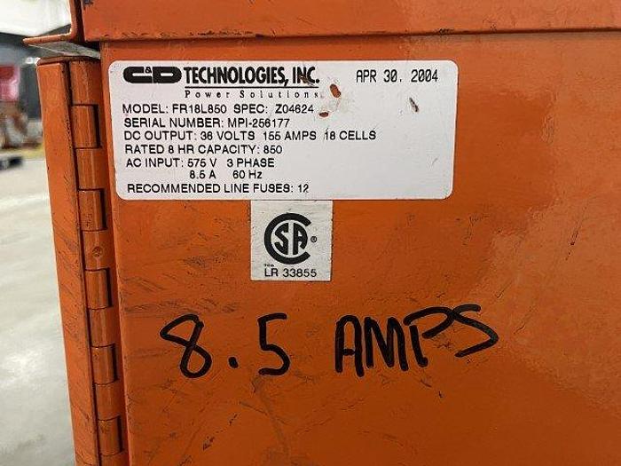 Used C&D Ferro Five Forklift Battery Charger