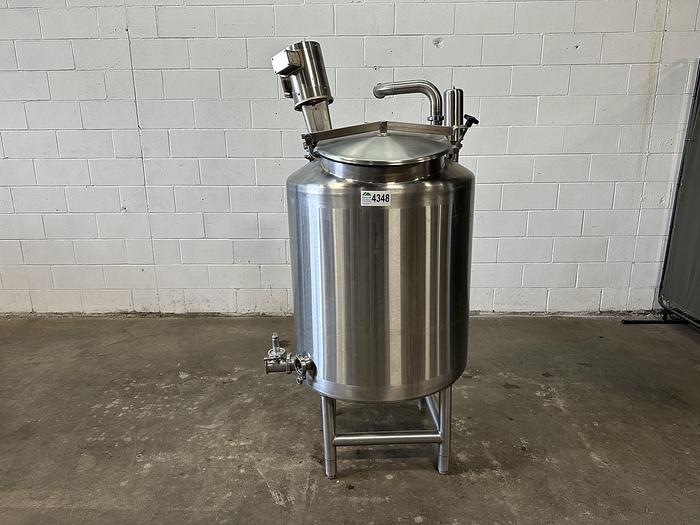Used Stainless Steel Tank w/ Sharpe Mixer