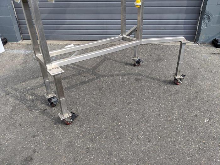 Used FMA 12' High Incline Indexing Conveyor