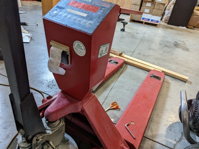 Used Optima OP-900A Pallet Jack Scale