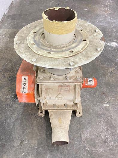 Used Kice VJ Rotary Airlock Valve with Hopper