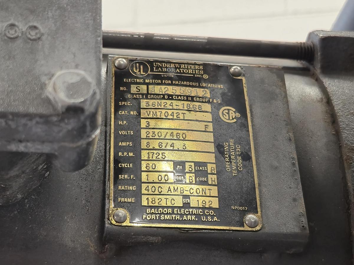 Used Flexicon Flexible Screw Conveyor Discharge Head & Drive