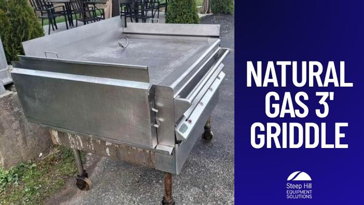 Used Natural Gas 3' Griddle TMM-36