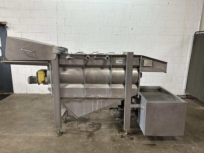 Used DTS Produce Corkscrew Wash Tank