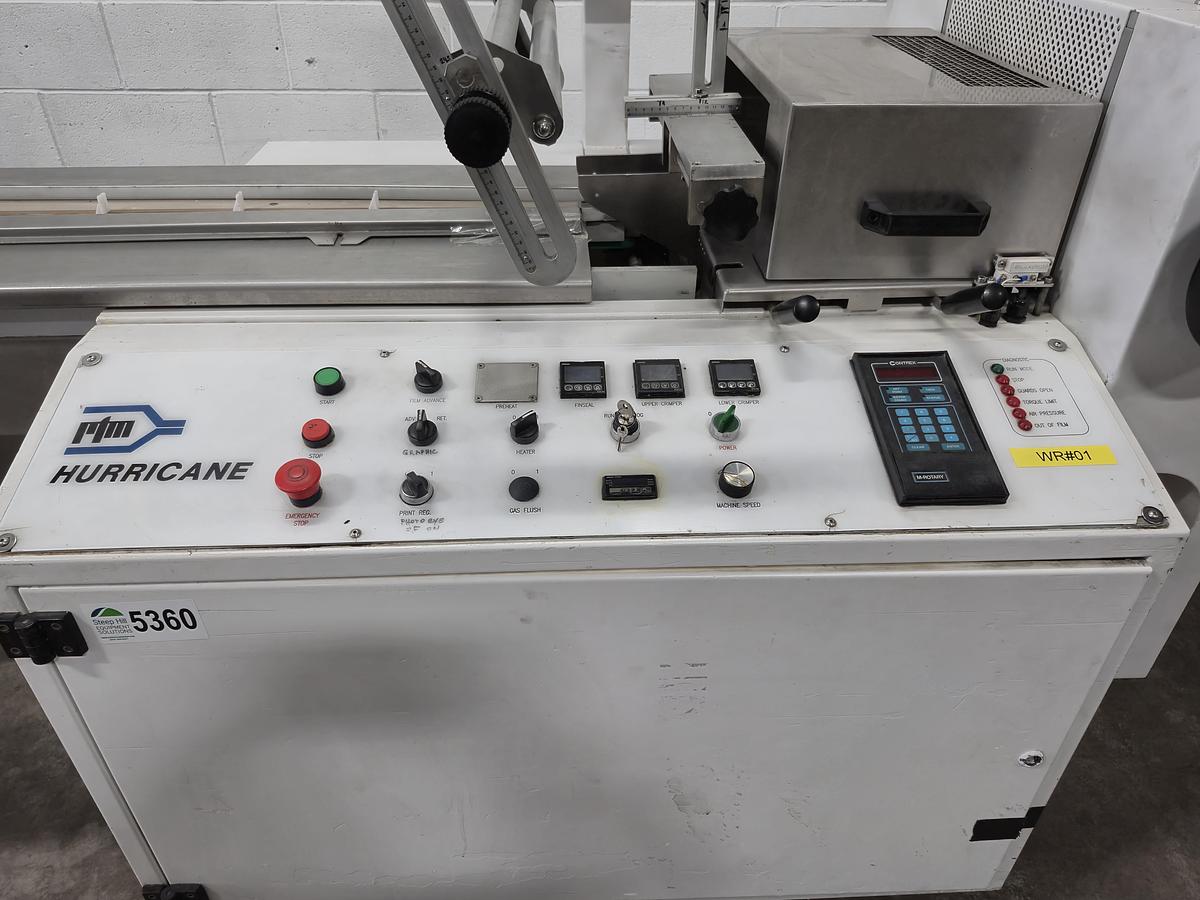 Used PFM Packaging Machinery Hurricane Horizontal Flow Packager