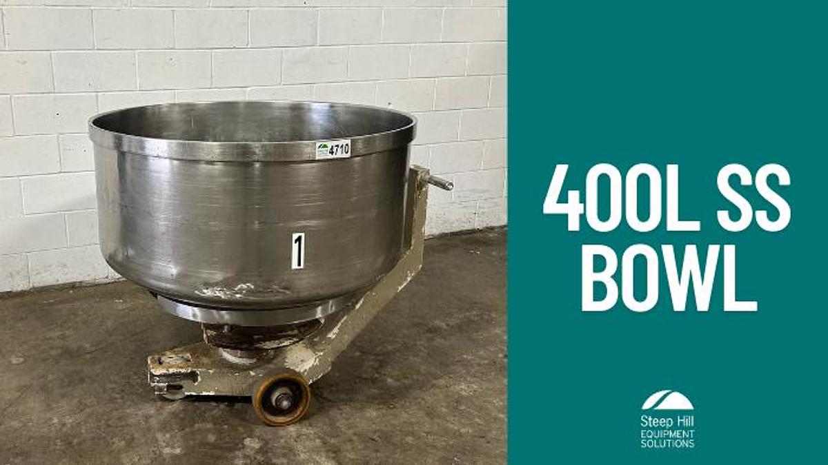 Used 400L Stainless Steel Bowl