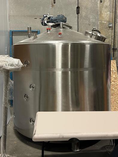 Used 5,000L Pasteurizer Tank with Agitation