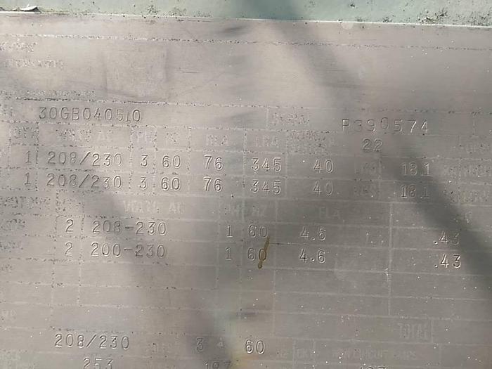 Used Carrier Outdoor Liquid Chiller