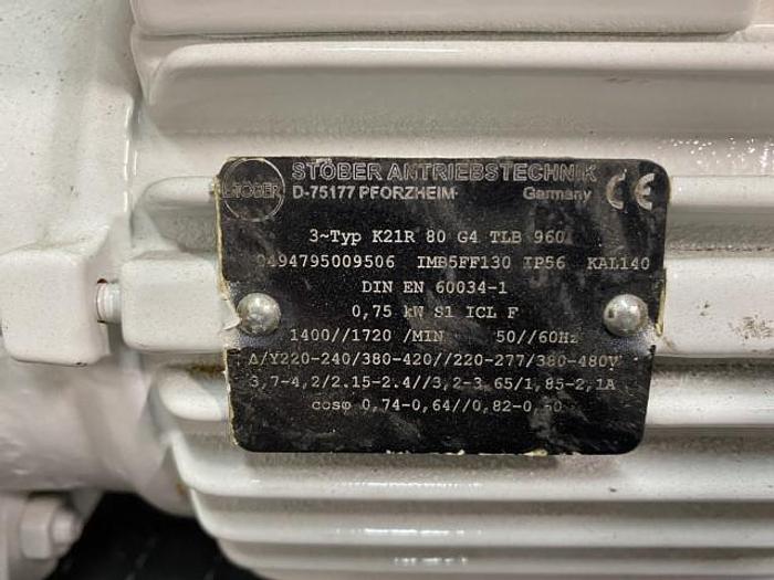 Used Stober Induction Motor with Zollern Winch Gearbox